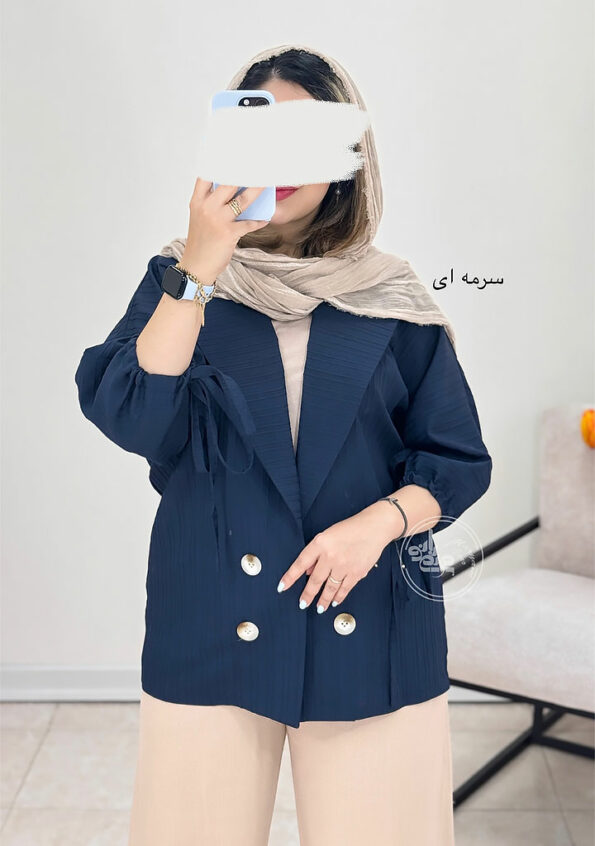 مانتو-کتی-کژال-سرمه-ای