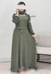 پیراهن-مزونی-سیندرلا-سرمه-ای
