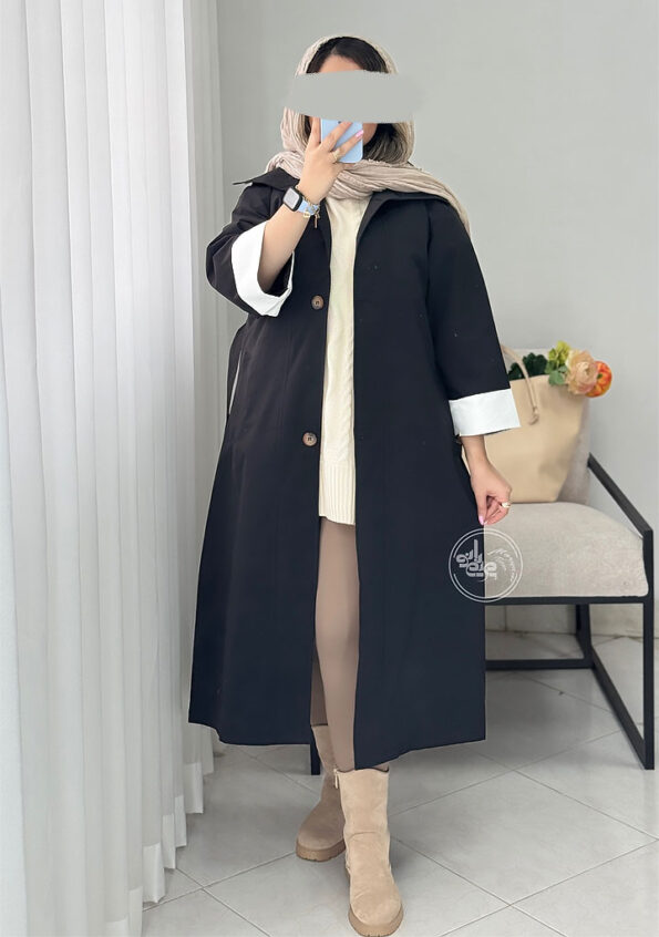 بارونی-بلند-کیانا-مشکی