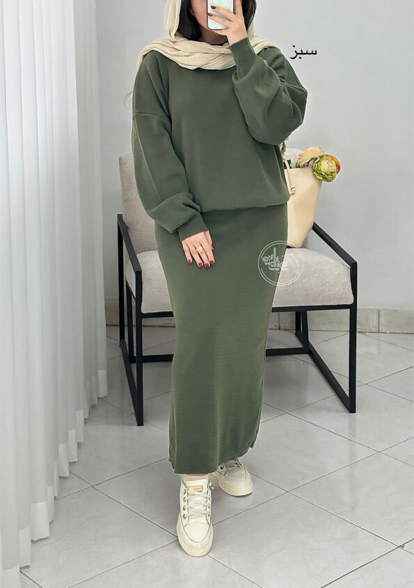 ست-رویه-و-سارافون-وانیا-سبز