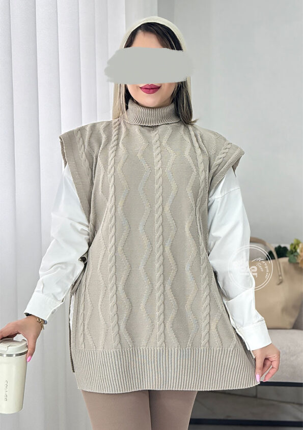 وست-بغل-باز-مینا-خاکی-2