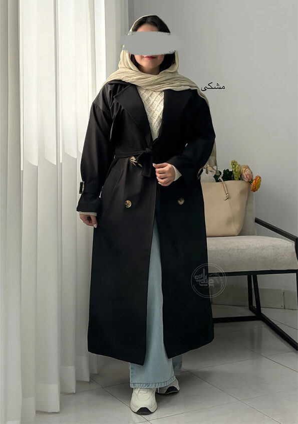 بارونی-بلند-زوشا-مشکی