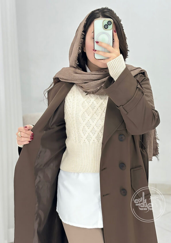 بارونی-بلند-ندا-شکلاتی-1