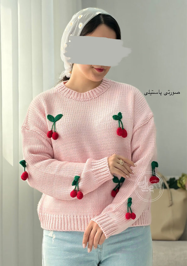 بافت-گیلاسی-یک-صورتی-پاستیلی