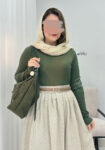 بلوز-یقه-گرد-سپنتا-زیتونی