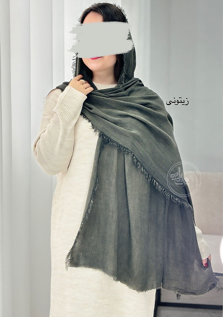 شال-پاییزی-شیدا-زیتونی شال-پاییزی-شیدا-زیتونی