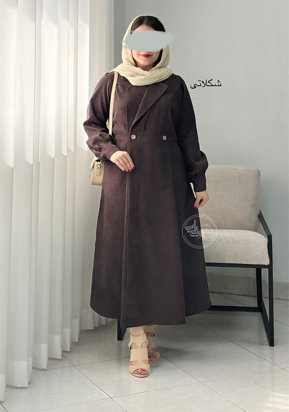 مانتو-بلند-مارتا-شش-شکلاتی