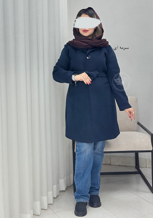 پالتو-فوتر-پارلا-سرمه-ای