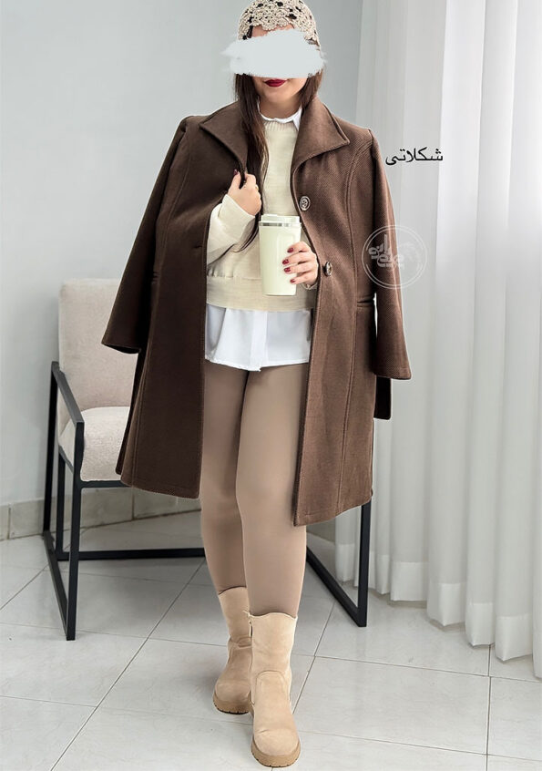 پالتو-فوتر-پارلا-شکلاتی