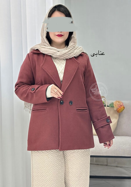 پالتو-کتی-تیارا-عنابی