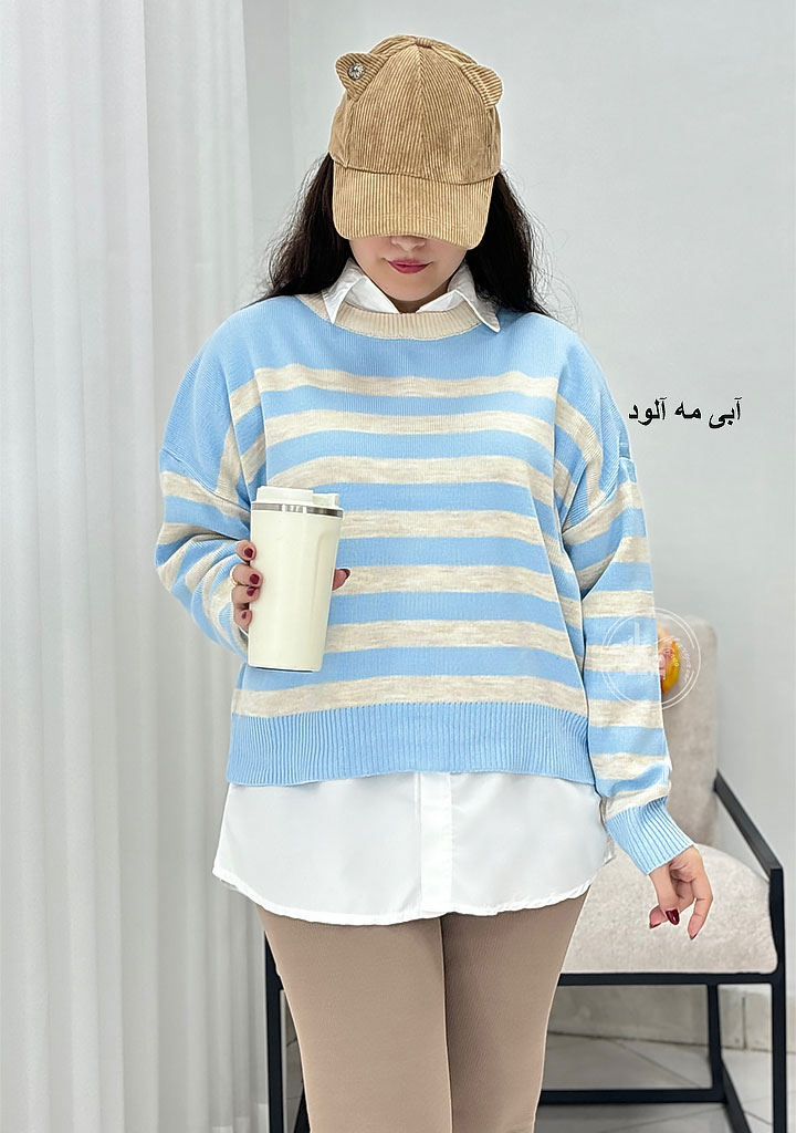 پلیور-بافت-زبرا-نیو-آبی-مه-آلود پلیور-بافت-زبرا-نیو-آبی-مه-آلود