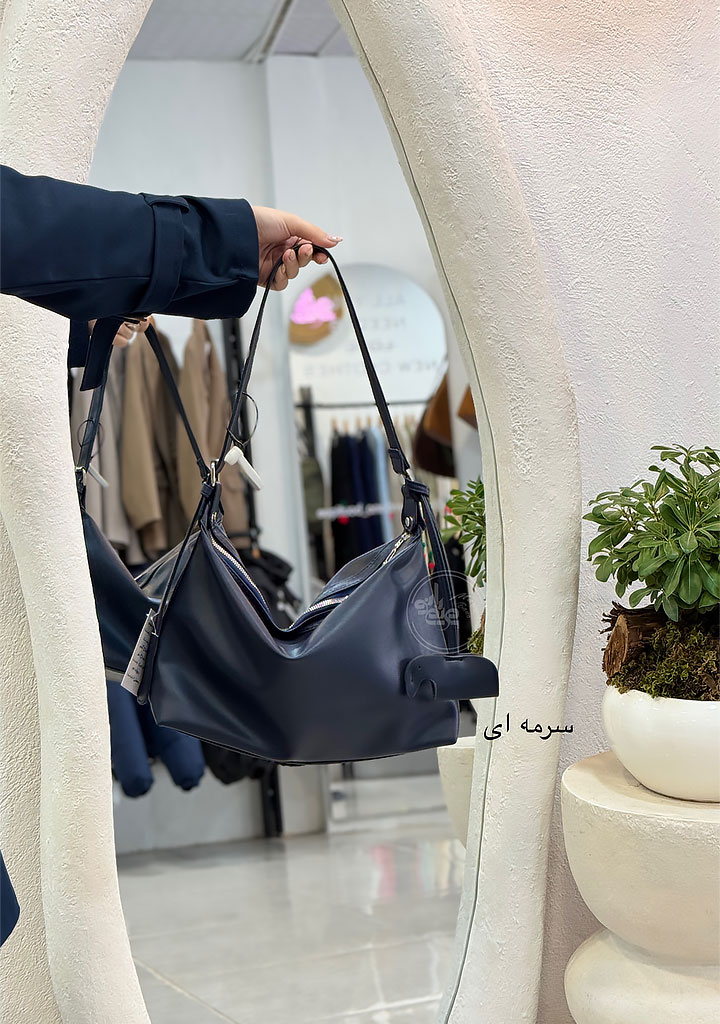 کیف-گلایل-سرمه-ای