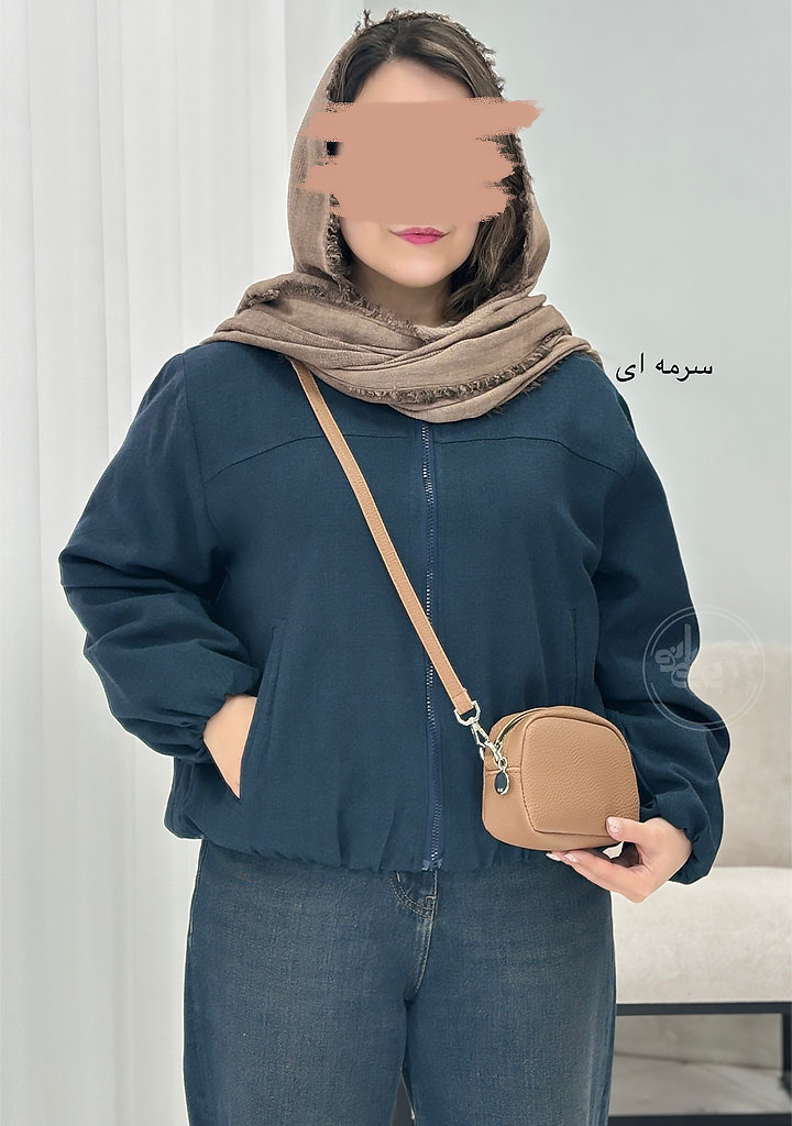 بامبر-جکت-دایان-سرمه-ای بامبر-جکت-دایان-سرمه-ای