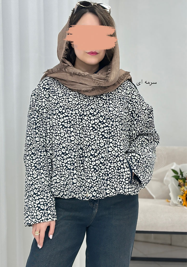 بامبر-جکت-پلنگی-سرمه-ای بامبر-جکت-پلنگی-سرمه-ای