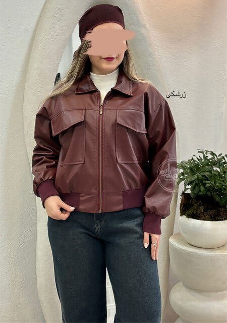 بامبر-چرم-زرشکی-1