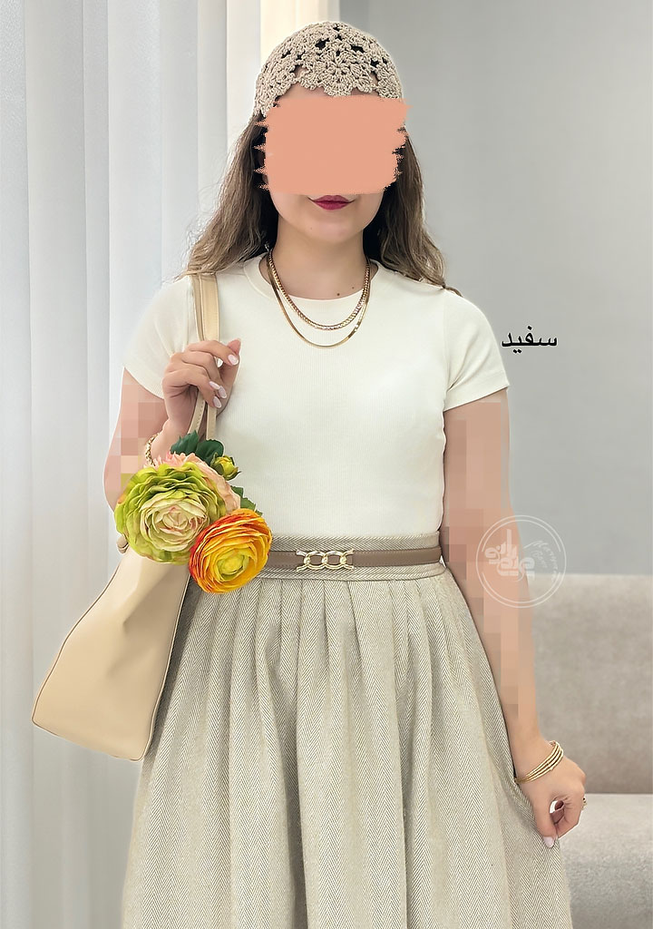 تیشرت-کراپ-آتم-سفید تیشرت-کراپ-آتم-سفید