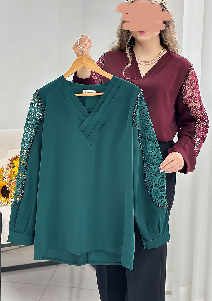 شومیز-مجلسی-آیرا-سبز-درباری-2 شومیز-مجلسی-آیرا-سبز-درباری-2