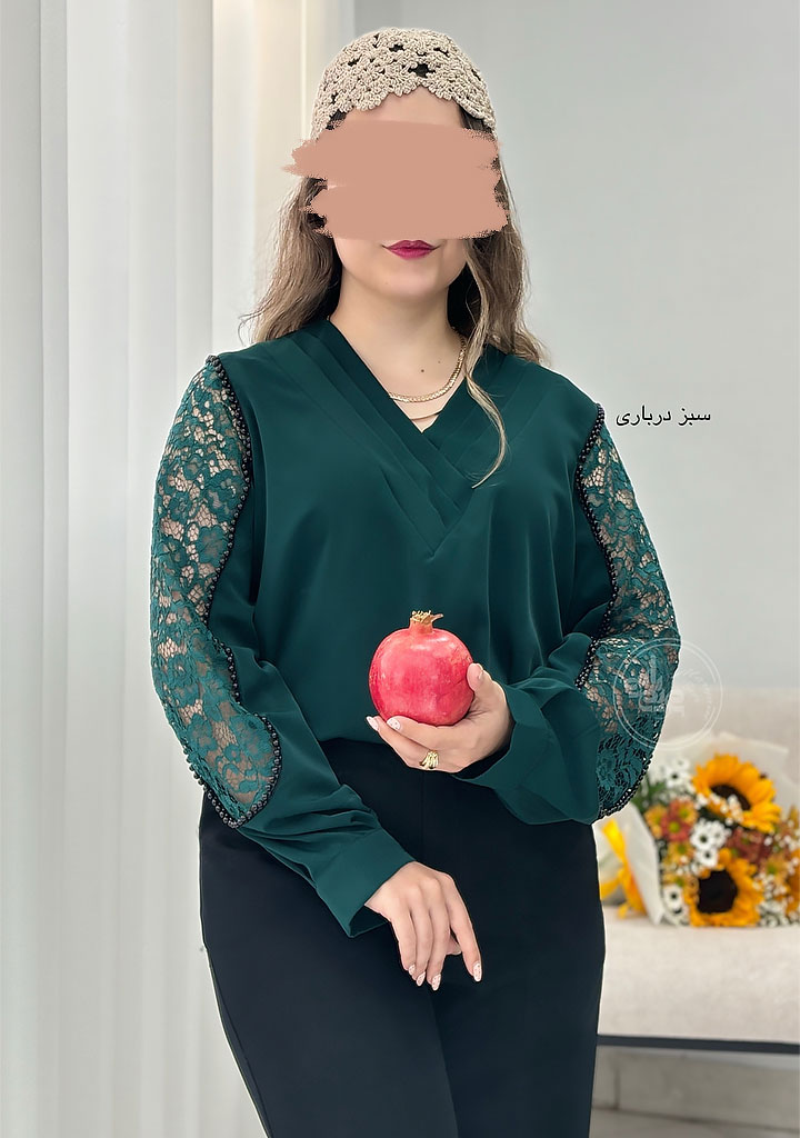 شومیز-مجلسی-آیرا-سبز-درباری-4 شومیز-مجلسی-آیرا-سبز-درباری-4