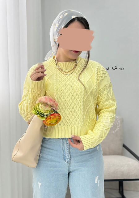 پلیور-گیس-بافت-زرد-کره-ای