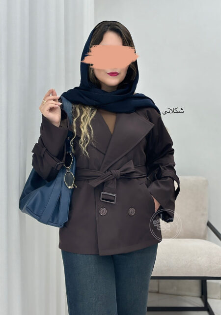 بارونی-کوتاه-درنا-شکلاتی