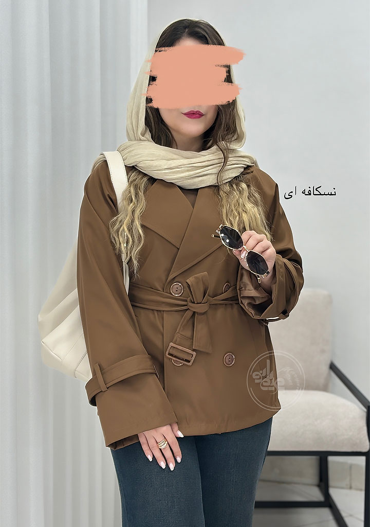 بارونی-کوتاه-درنا-نسکافه-ای بارونی-کوتاه-درنا-نسکافه-ای