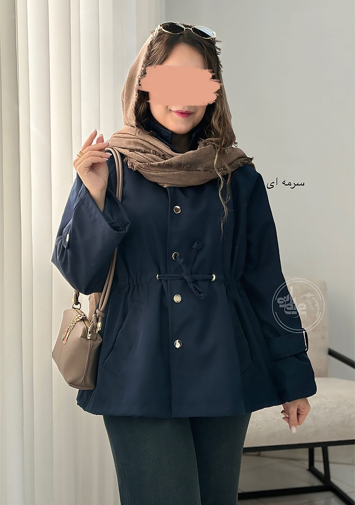 بارونی-کوتاه-سندی-سرمه-ای بارونی-کوتاه-سندی-سرمه-ای