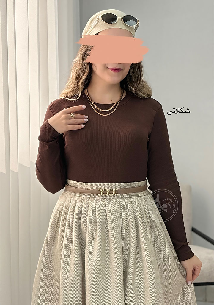 بلوز-کبریتی-شکلاتی-1 بلوز-کبریتی-شکلاتی-1