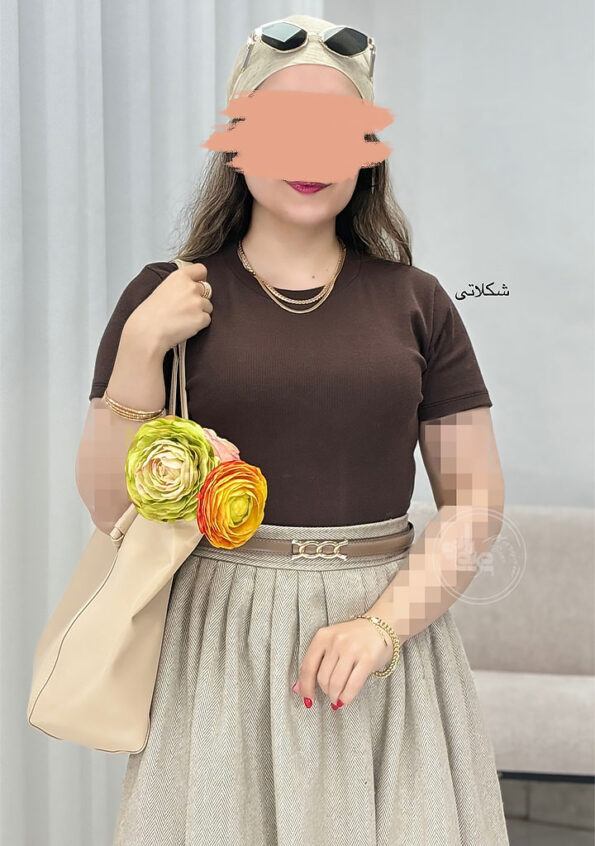 تیشرت شکلاتی