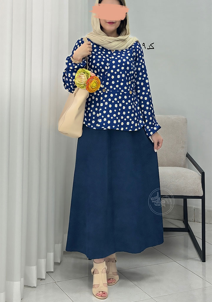 ست-شومیز-و-دامن-نازگل-کد--9