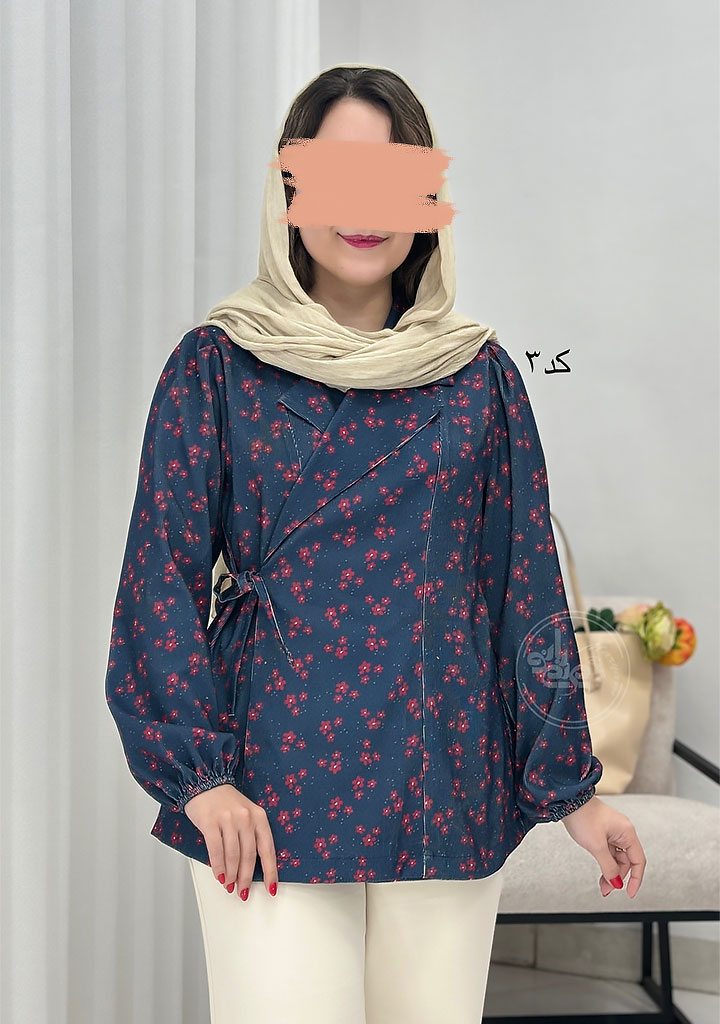 شومیز-نیلو-کد-3 شومیز-نیلو-کد-3