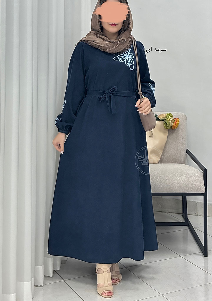 پیراهن-مانتویی-پروانه-سرمه-ای پیراهن-مانتویی-پروانه-سرمه-ای