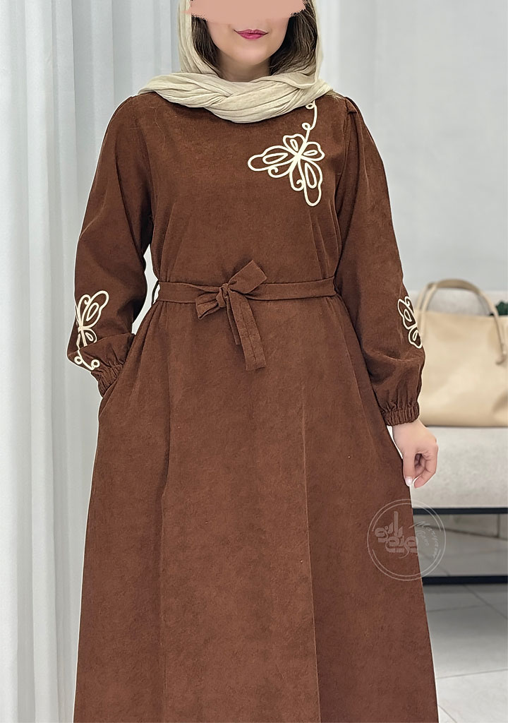 پیراهن-مانتویی-پروانه-شکلاتی-جدید-1 پیراهن-مانتویی-پروانه-شکلاتی-جدید-1