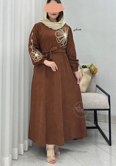 پیراهن-مانتویی-گیسو-عسلی