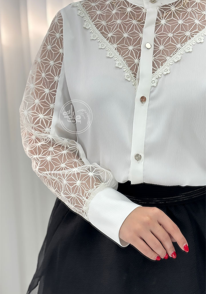 شومیز-مجلسی-الناز-سفید