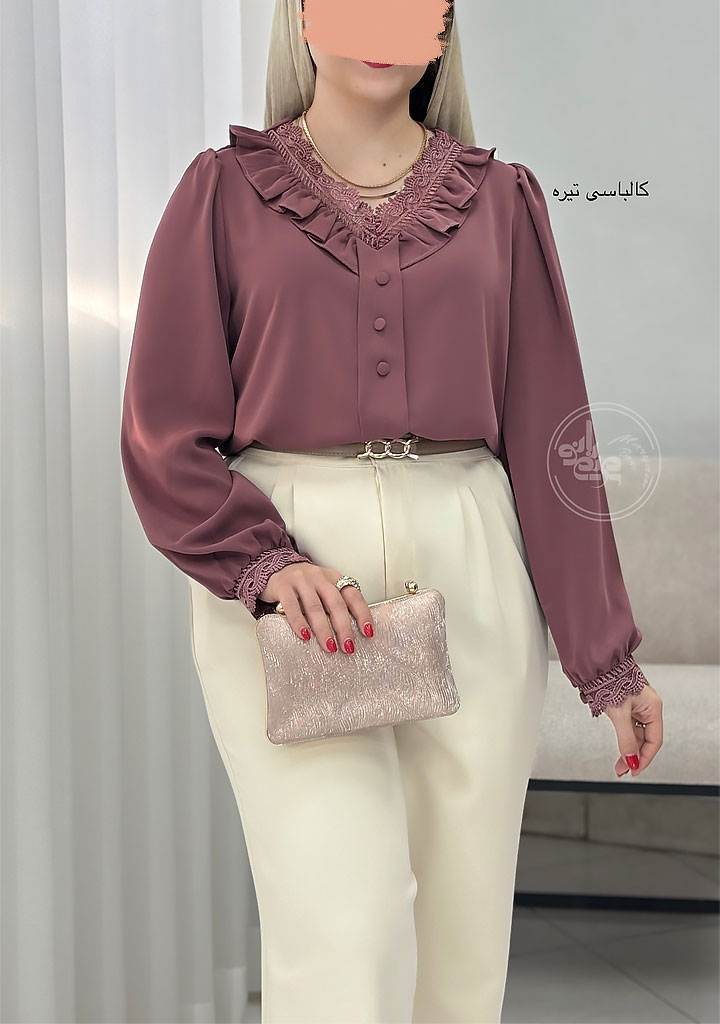 شومیز-مجلسی-دلماه-چهار-کالباسی-تیره-1 شومیز-مجلسی-دلماه-چهار-کالباسی-تیره-1