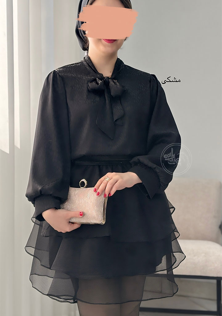 شومیز-مجلسی-سارینا-مشکی