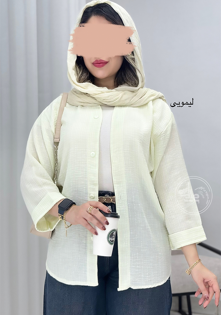 شومیز-لیا-لیمویی