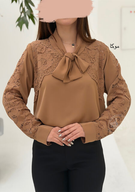 شومیز-مجلسی-دل-آرا-موکا