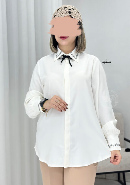 شومیز-مجلسی-سدا-سفید