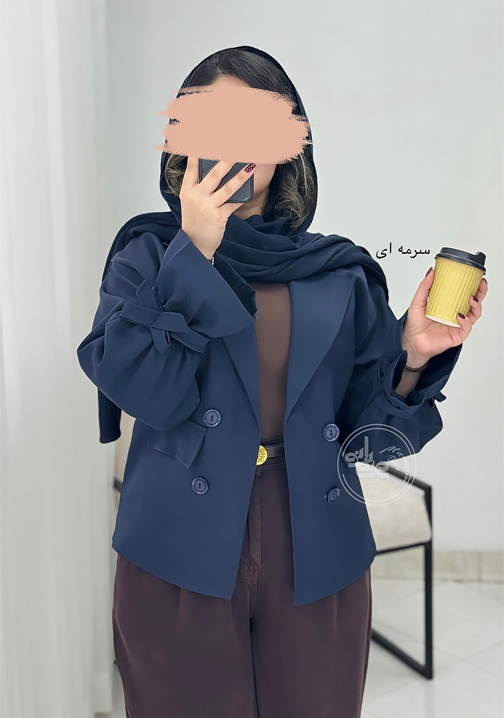 مانتو-کتی-عروسکی-سرمه-ای مانتو-کتی-عروسکی-سرمه-ای