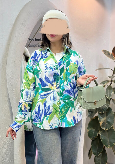 شومیز بهاری گلدار
