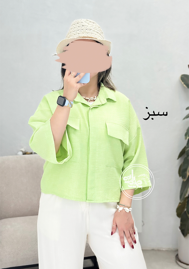 شومیز-کراپی-توتیا-سبز-1
