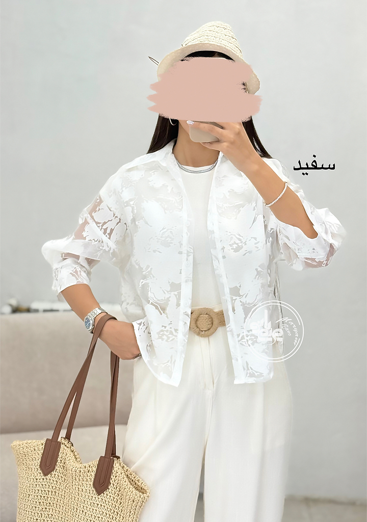 شومیز-شیشه-ای-گلدار-سفید-1 شومیز-شیشه-ای-گلدار-سفید-1
