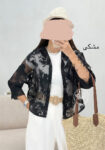 شومیز-شیشه-ای-گلدار-آبی-مه-آلود