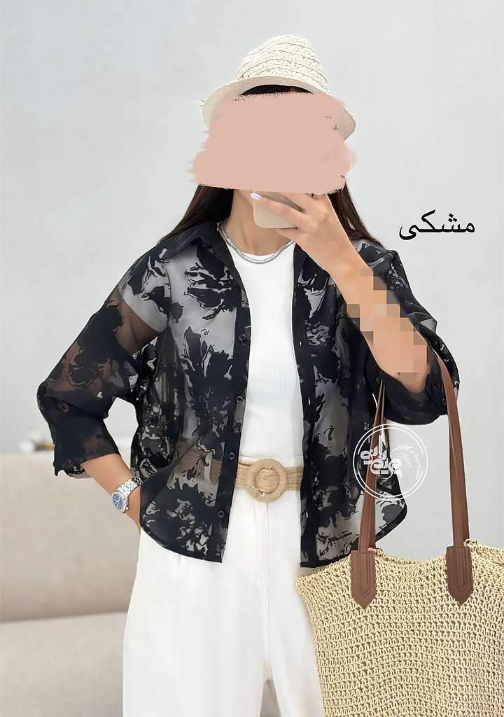 شومیز-شیشه-ای-گلدار-مشکی-2 شومیز-شیشه-ای-گلدار-مشکی-2