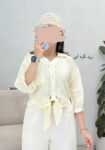 شومیز-گره-ای-افرا-صورتی-لایت
