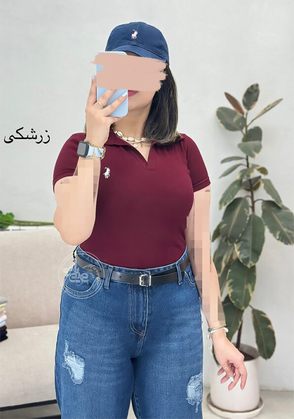 پولو-شرت-زویا-زرشکی