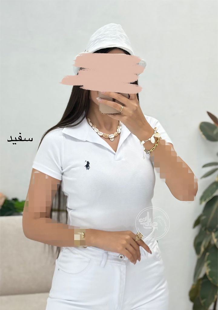 پولو-شرت-زویا-مشکی-سفید پولو-شرت-زویا-مشکی-سفید