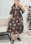 پیراهن-عروسکی-رز-زرشکی