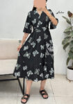 پیراهن-عروسکی-رز-زرشکی